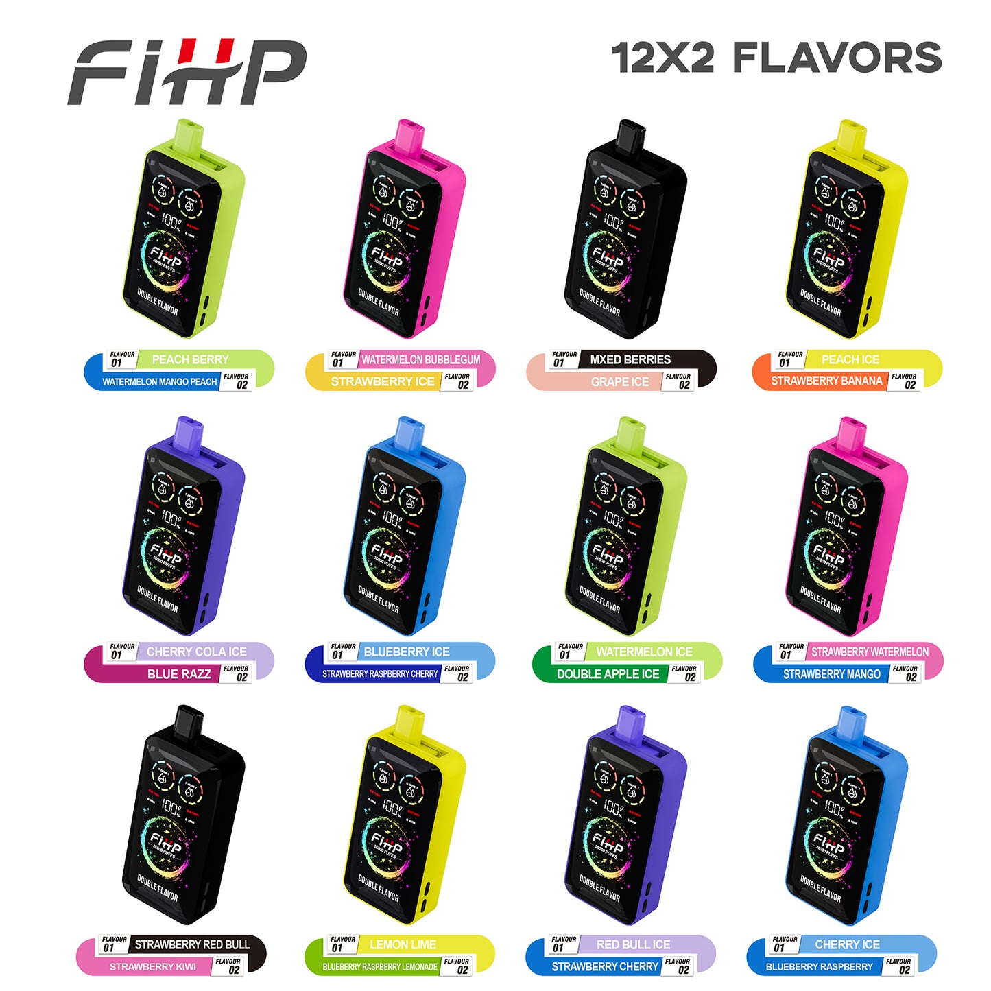 FIHP 36,000 Puffs Flavors