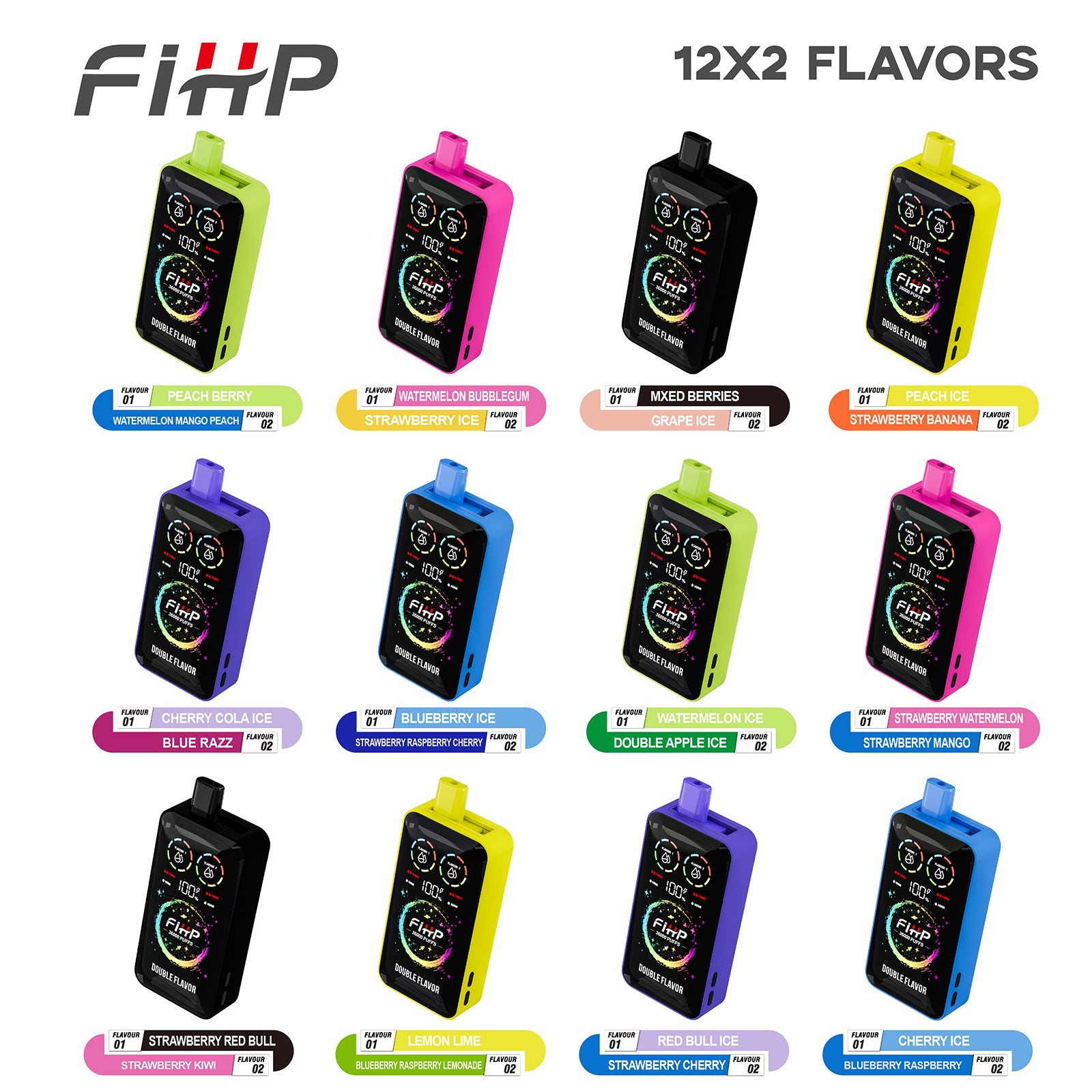 FIHP 36,000 Puffs Flavors