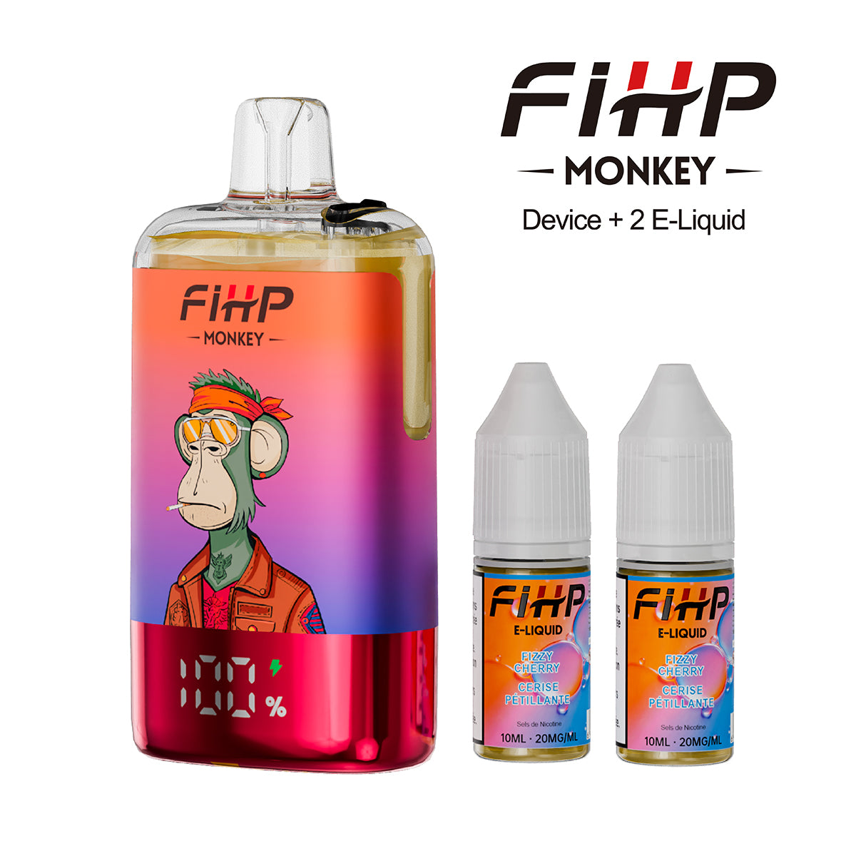FIHP 30,000 Puffs Monkey Refiilable Vape