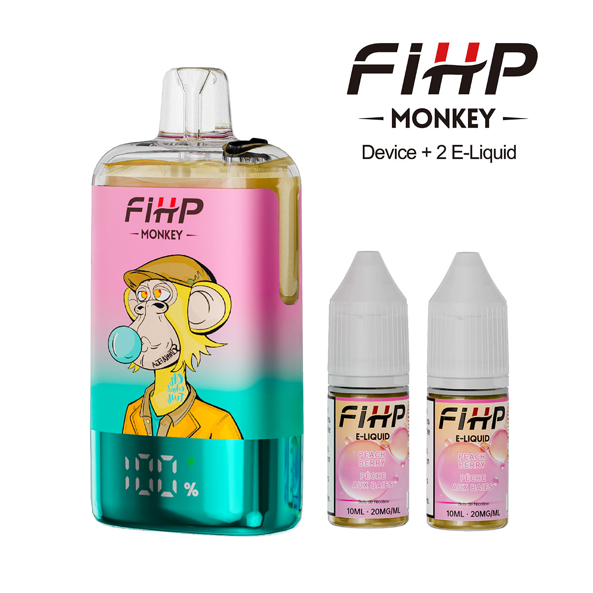 FIHP 30,000 Puffs Monkey Refiilable Vape