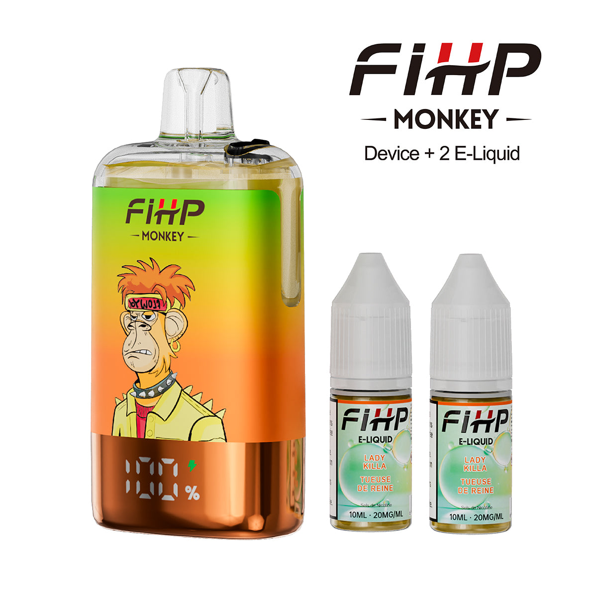 FIHP 30,000 Puffs Monkey Refiilable Vape