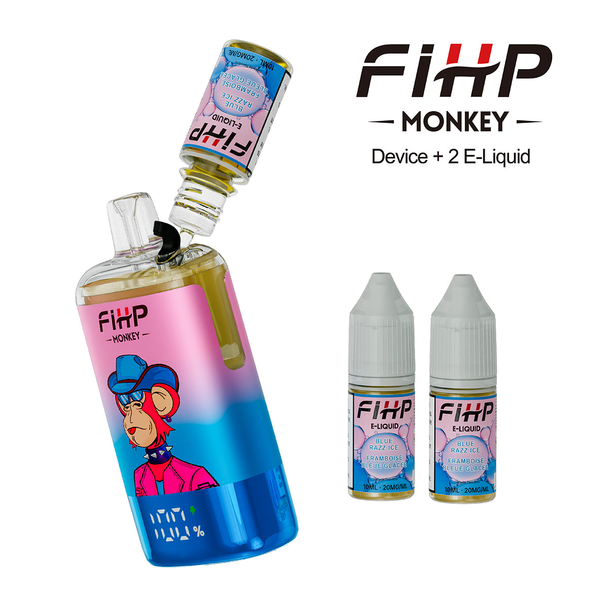FIHP 30,000 Puffs Monkey Refiilable Vape