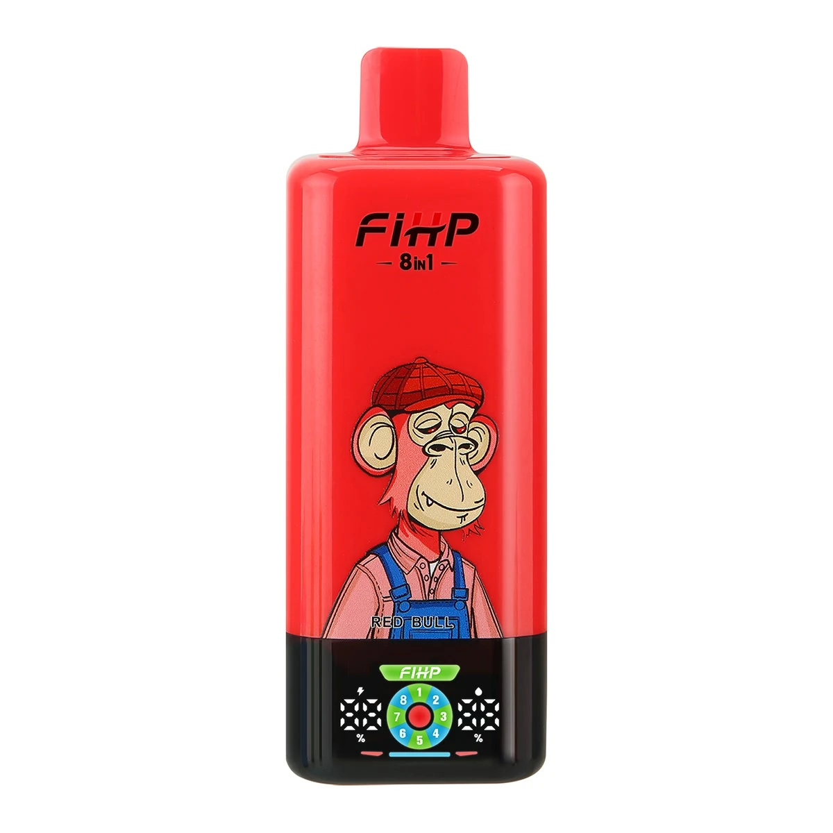 FiHP 200K 8-in-1 disposable vape in the Grape Ice design