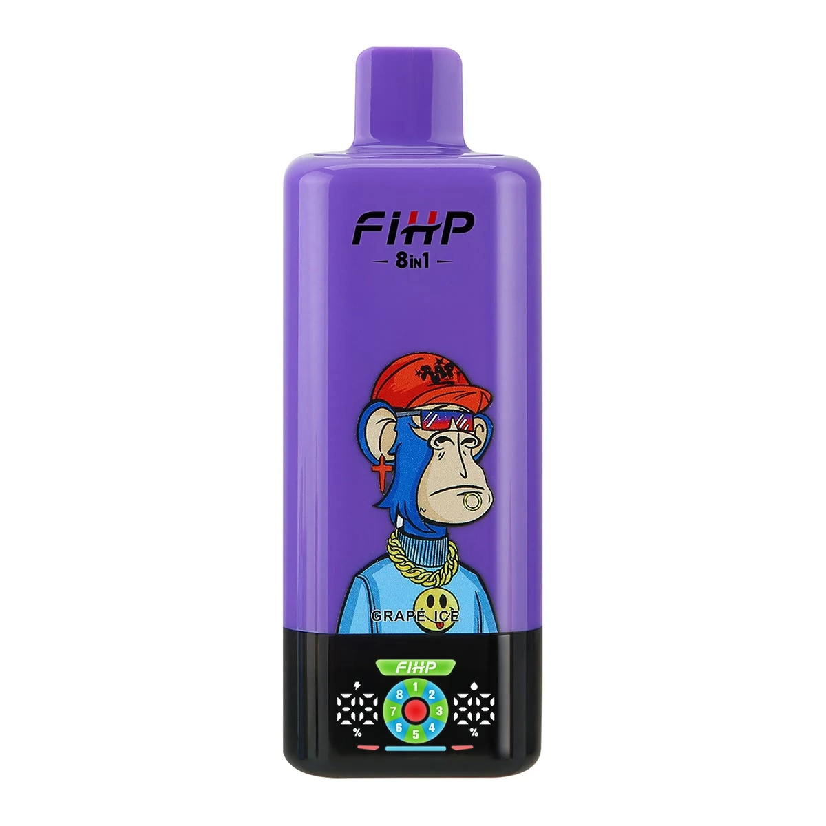 FiHP 200K 8-in-1 disposable vape in the Red Bull design