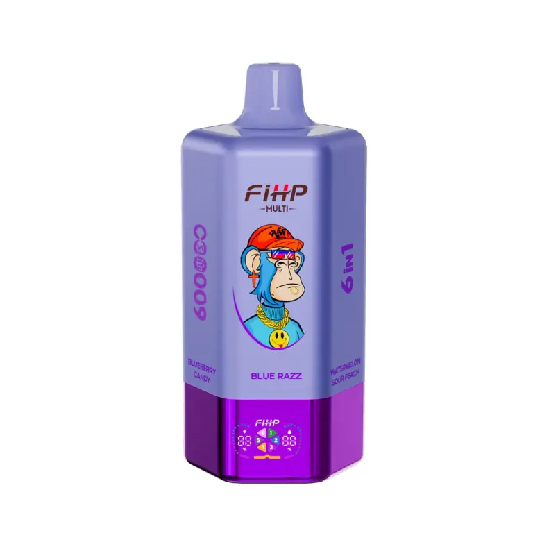 Lavender FiHP 600K 6-in-1 vape front view