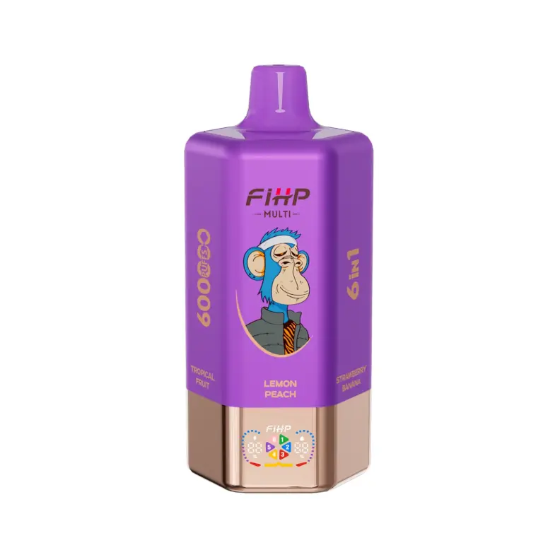 Purple FiHP 600K 6-in-1 vape front view